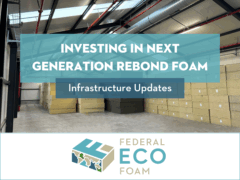 Rebond foam drying hall